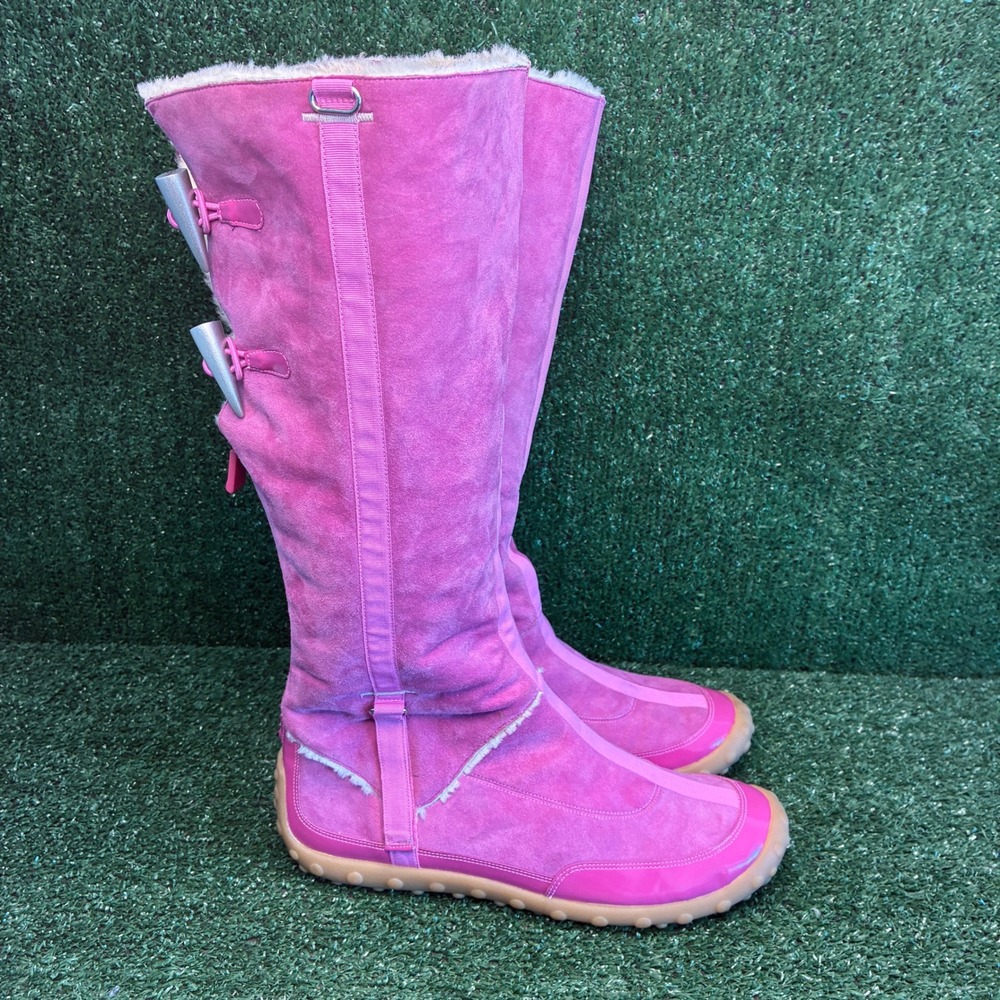 NEW Cole Haan G Series Nike Air Pink Suede Shearling Tall Winter Boot Women 10 B